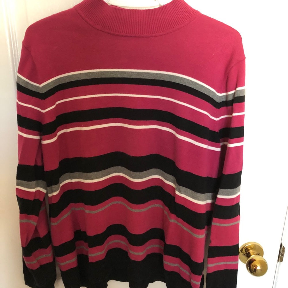 Northern Reflections Striped Sweater in Pink